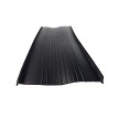 3" Black Vinyl Bottom Garage Door Seal Laying Flat 