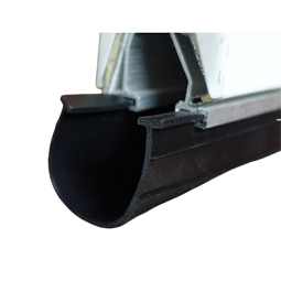 4" Black 5/16" T-style Bottom Garage Door Seal 