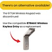 Replacement 878MAX Wireless Keypad 