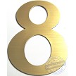 #8 Brass Magnetic Number 