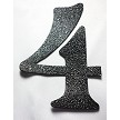 #4 Magnetic House Number 