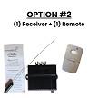 Option 2: One receiver and one remote 