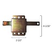 Interior Slide Lock (measurements) 
