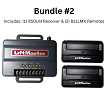 Bundle #2: Radio Receiver with Two 1-Button Remotes 