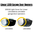 Linear LDCO Garage Door Lens Covers 