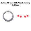 Option #3: Wire & Wire Connectors 